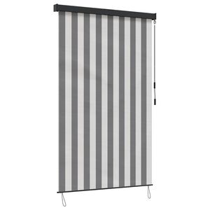 vidaXL Rolo zavjesa Antracit i bijelo 180 x 250 cm Tkanina i aluminij