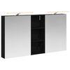 vidaXL Set ormarića za kupaonicu 3 kom. 130 x 14,5 x 70 cm