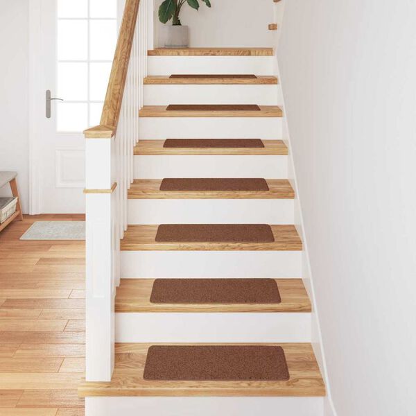 vidaXL Podloge protiv klizanja za stepenice 15 pcs Žuta 60 x 25 cm PP