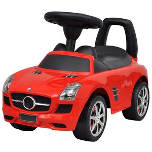 vidaXL Dječji automobil na guranje crveni
