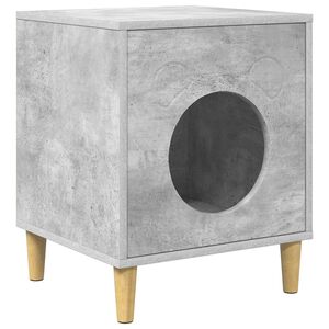 vidaXL Mačja Kuća Beton 42,5 x 40 x 53 cm Konstruirano drvo