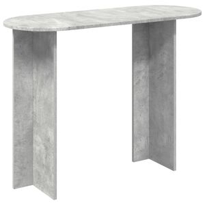 vidaXL Konzolna stolica Betonska siva 100 x 39,5 x 75 cm