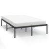 vidaXL Metalni okvir za krevet crni 135x190 cm