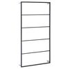 vidaXL Stalak za ručnike crni 60 x 10 x 116 cm čelični