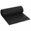 vidaXL Pucketana odvodna ploča Crna 0,5 x 10 m HDPE