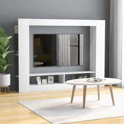 vidaXL TV ormarić bijeli 152 x 22 x 113 cm od konstruiranog drva