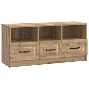 vidaXL TV ormar Hrast artisan 102 x 34,5 x 47 cm Konstruirano drvo