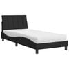 vidaXL Krevet s madracem Hanko crni 90x190 cm bar&scaron;unasti