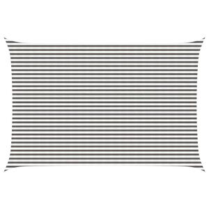 vidaXL Jedrilica za sunčevu sjenu Svijetlo siva i bijela. 4 x 6 m HDPE
