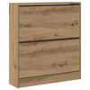 vidaXL Ormar za cipele 80 x 21 x 87,5 cm Konstruirano drvo