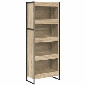 vidaXL Ormarić za knjige 60 x 30 x 155 cm Konstruirano drvo Sonoma