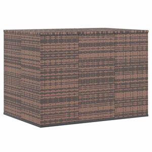 vidaXL Kutija za vrtne jastuke od PE ratana 145 x 100 x 103 cm smeđa