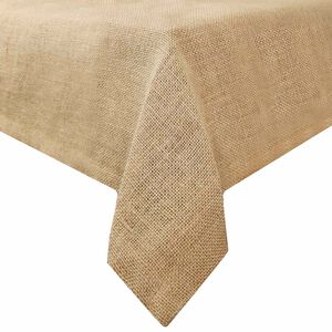 vidaXL Stolnjak od jute Prirodna 140 x 140 cm 100% Jut