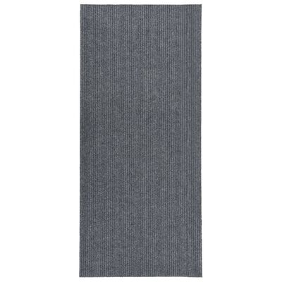 vidaXL Dugi tepih za hvatanje nečistoće 100 x 250 cm sivi