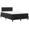 vidaXL LED Box Spring Krevet s uzglavljem Crna 120 x 200 cm Bar&scaron;un