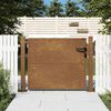 vidaXL Vrtna vrata 100x100 cm Corten čelik