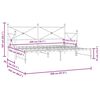 vidaXL Krevet na rasklapanje bez madraca crni 80x200 cm čelik