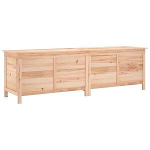 vidaXL Vrtna kutija za pohranu 198,5x50x56,5 cm od masivne jelovine
