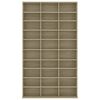 vidaXL Ormarić za CD-ove boja hrasta 102x16x177,5 cm konstruirano drvo
