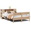 vidaXL Krevet s regalom za knjige bez madraca 140x190 cm od borovine