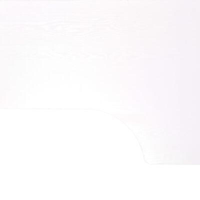 vidaXL Stol za računalo bijeli 120 x 72 x 70 cm