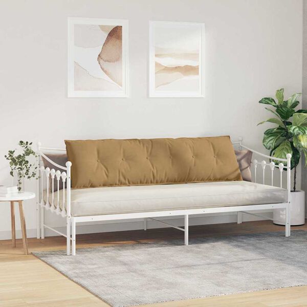 vidaXL Jastuk za leđa Smeđa 180 x 50 cm Kordura tekstil