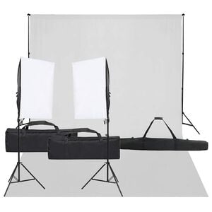 vidaXL Oprema za fotografski studio sa setom svjetala i pozadinom