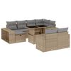 vidaXL 11-dijelni set vrtnih sofa od poliratana s jastucima bež