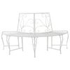 vidaXL Klupa pod drvetom 4-Broj sjedala 160 x 80 x 89 cm Čelik