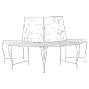 vidaXL Klupa pod drvetom 4-Broj sjedala 160 x 80 x 89 cm Čelik