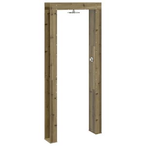 vidaXL Vanjski tu&scaron; 226 cm Impregnirano borovo drvo i nehrđajući čelik