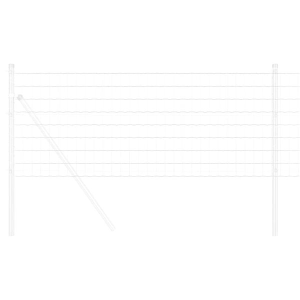 vidaXL Euro ograda 0,8 x 25 m Željezo prekriveno PVC-om