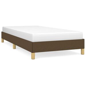 vidaXL Okvir za krevet bez madraca tamnosmeđi 80x200 cm od tkanine