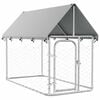 vidaXL Vanjski kavez za pse s krovom 200 x 100 x 150 cm