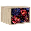 vidaXL Wall-mounted noćni ormarić KIEL Hrast sonoma 36 x 33 x 25 cm