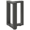 vidaXL Noge za klub stolić T-oblika 2 kom antracit 38x25x(42-43) cm čelik