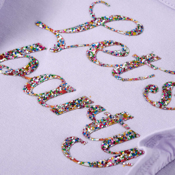 Dječja majica dugih rukava svjetloljubičasta 92