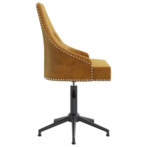 vidaXL Okretne blagovaonske stolice 4 kom smeđe bar&scaron;unaste