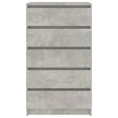 vidaXL Ladičar siva boja betona 60 x 36 x 103 cm od konstruiranog drva