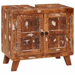 vidaXL Kupaonski ormar Masivno obnovljeno drvo & Konstruirano drvo