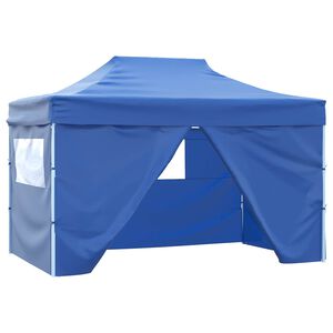vidaXL &Scaron;ator za zabave 291 x 431 x 315 cm Plava Oxford tkanina