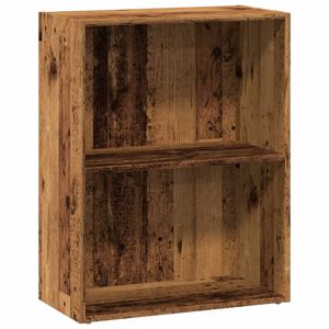 vidaXL Regal za knjige boja starog drva 60x30x77 cm konstruirano drvo
