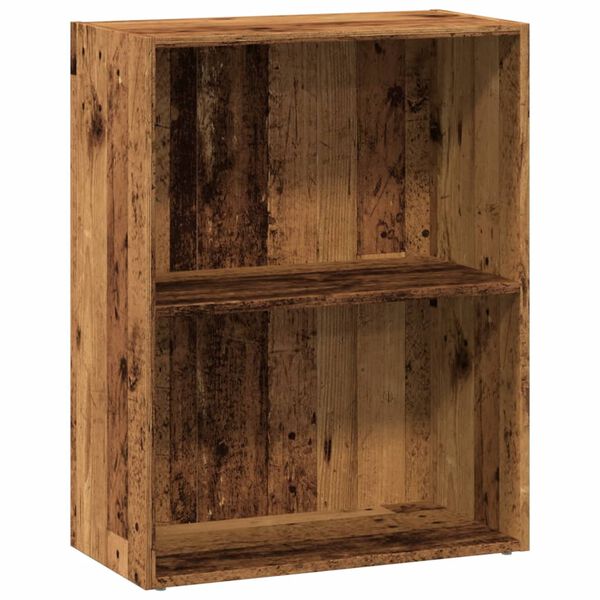 vidaXL Regal za knjige boja starog drva 60x30x77 cm konstruirano drvo
