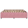vidaXL Okvir za krevet ružičasti 200x200 cm bar&scaron;unasti