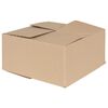 vidaXL Preklopna kutija 50 kom. Prirodna 30 x 30 x 15 cm Karton