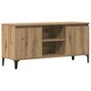 vidaXL TV ormarić Artisan hrast 102x35x50 cm izrađeno drvo