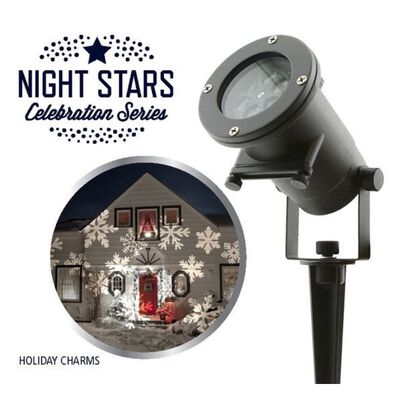 Night Stars LED svjetlo Holiday Charms 6 uzoraka 12 W NIS004