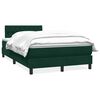 vidaXL Box spring krevet s madracem tamnozeleni 120x210 cm bar&scaron;unasti