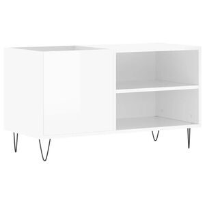 vidaXL Ormarić za ploče sjajni bijeli 85x38x48 cm konstruirano drvo
