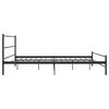 vidaXL Okvir za krevet crni metalni 180 x 200 cm